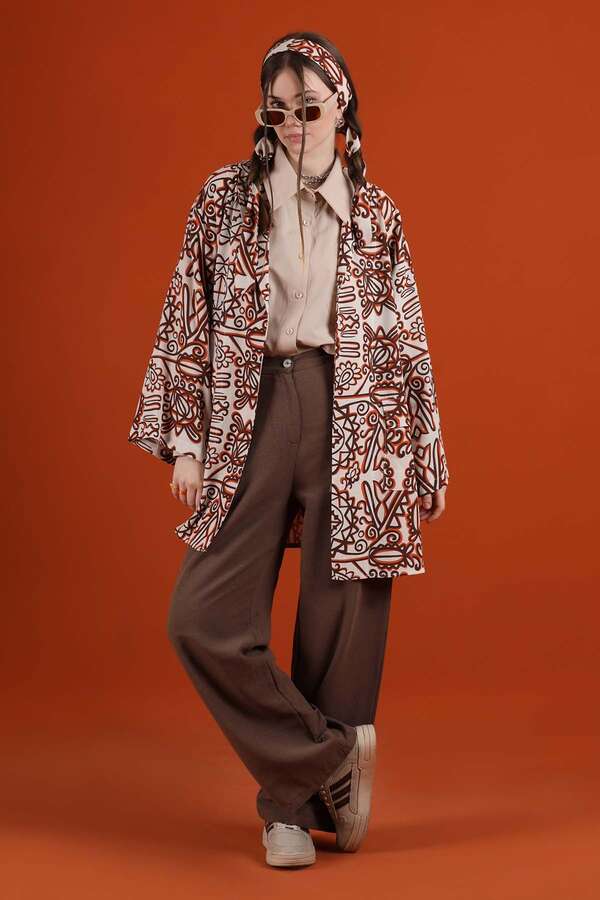 Aden Kimono Takım Turuncu - 1