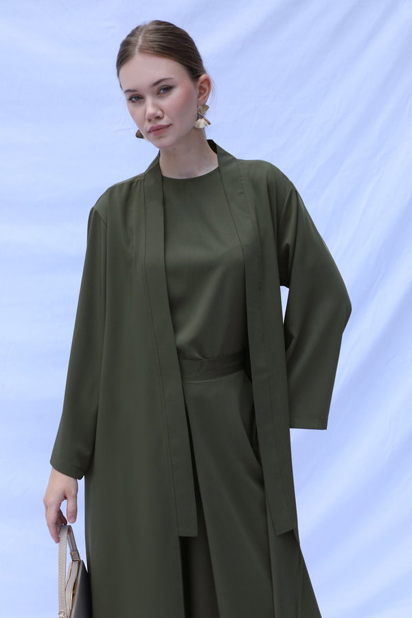 Aisha Üçlü Takım Haki - 1