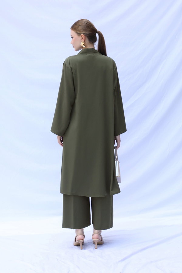 Aisha Üçlü Takım Haki - 10