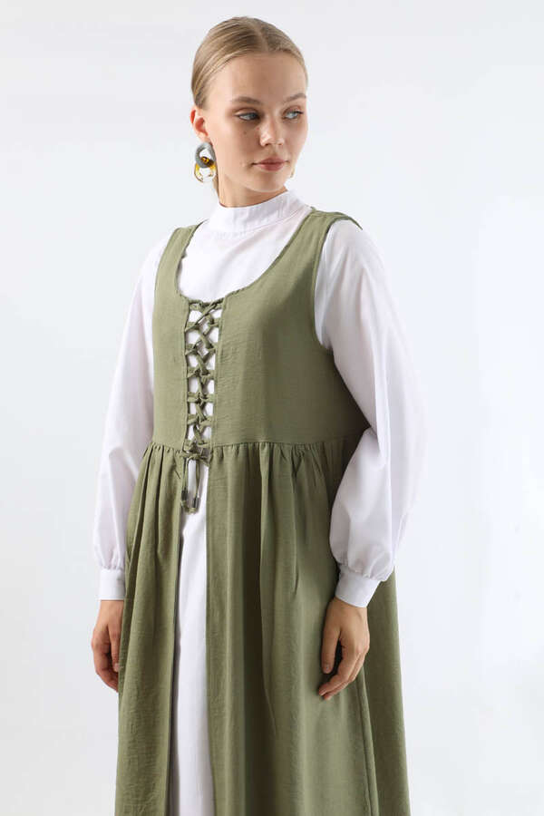 Bağcıklı Jile Takım Haki - 2