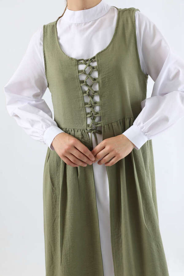 Bağcıklı Jile Takım Haki - 4