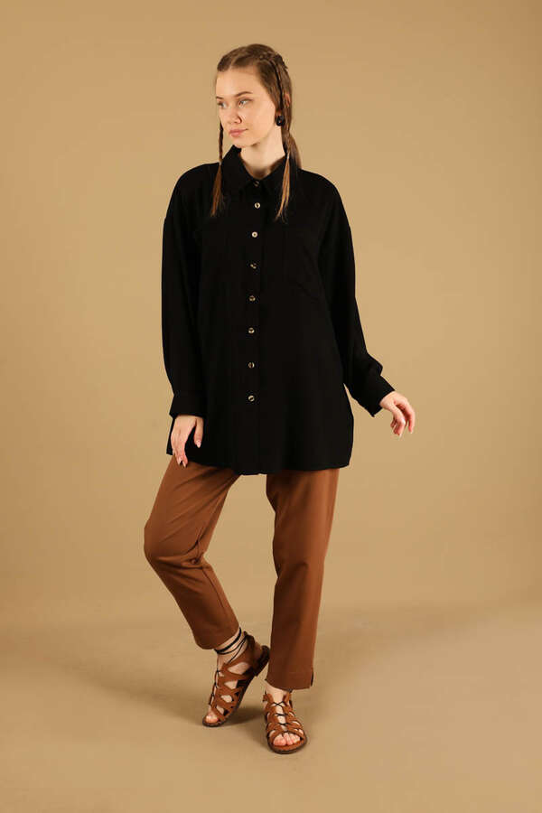 Oversizee Shirt Black